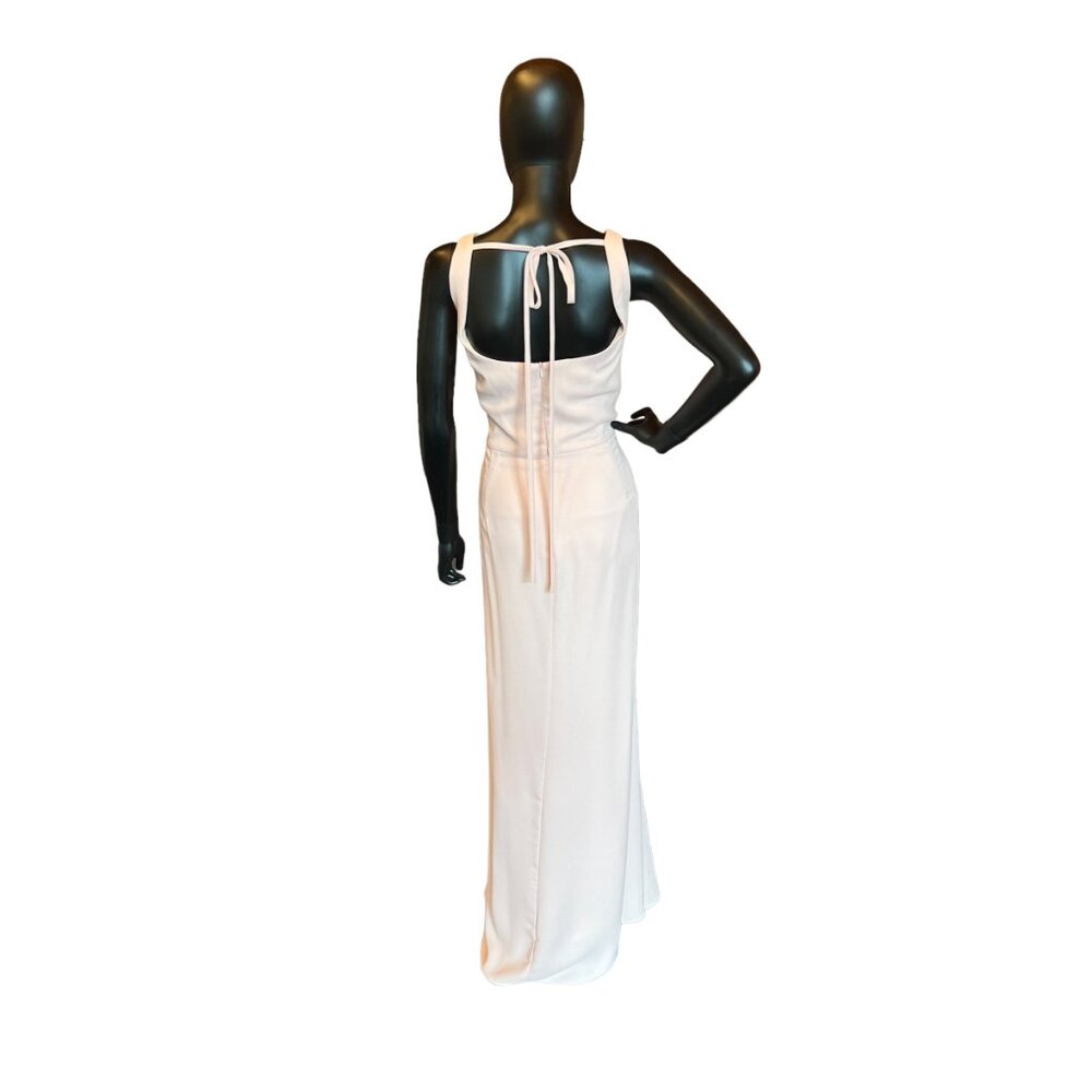 NWOT - Hayley Paige Rose Maxi Formal Dress - Picture 3 of 4